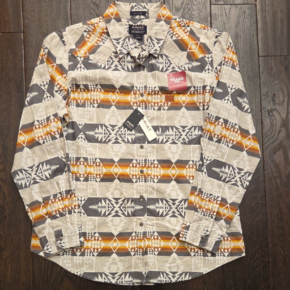 Ariat X Pendleton Arrowhead Women's Button Down S… - image 1
